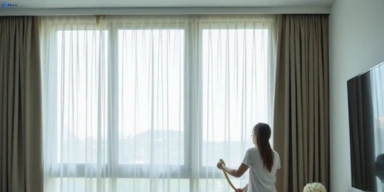 Delicate sheer drape cleaning hopetoun-vic Matty Curtain Cleaning